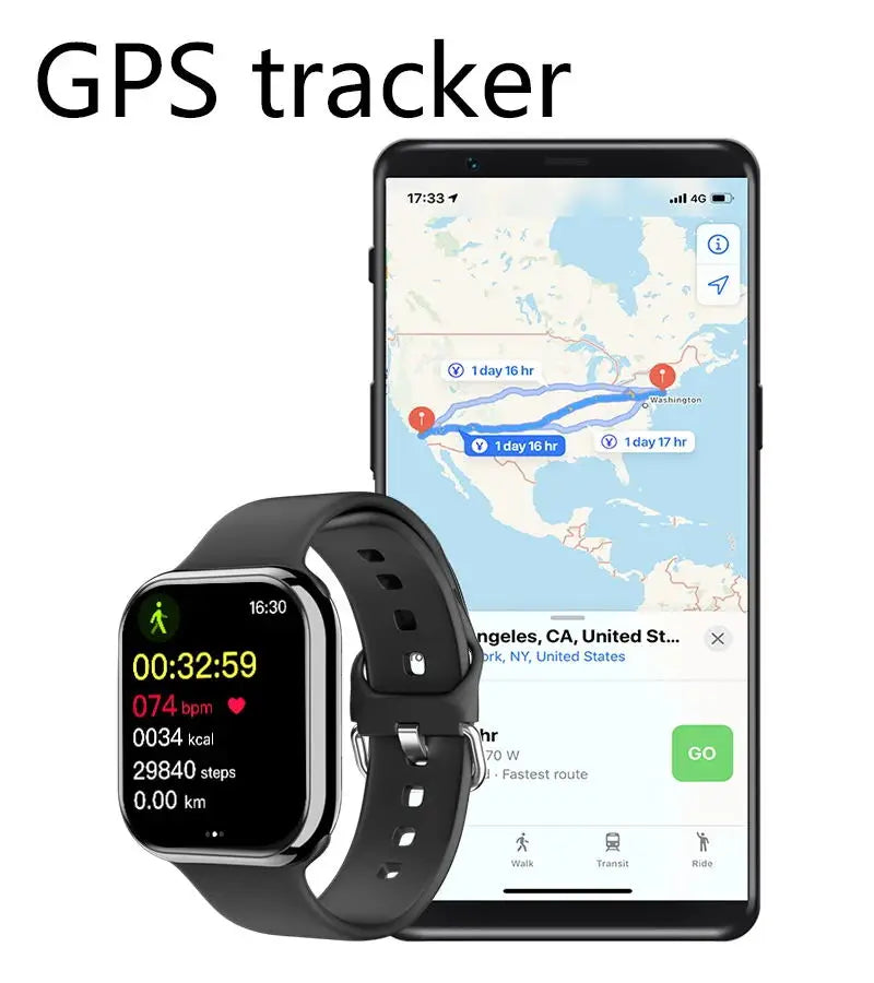 Relógio Inteligente Smartwatch Para Apple Android